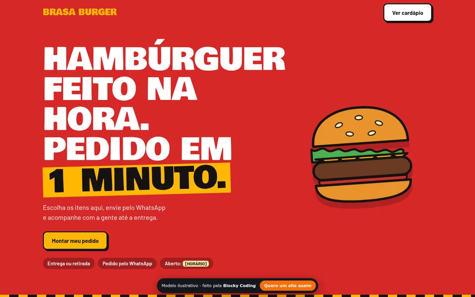Landing Brasa Burger